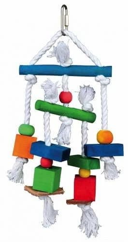 SPIELZEUG AUS HOLZ UND SCHNUR 24 CM