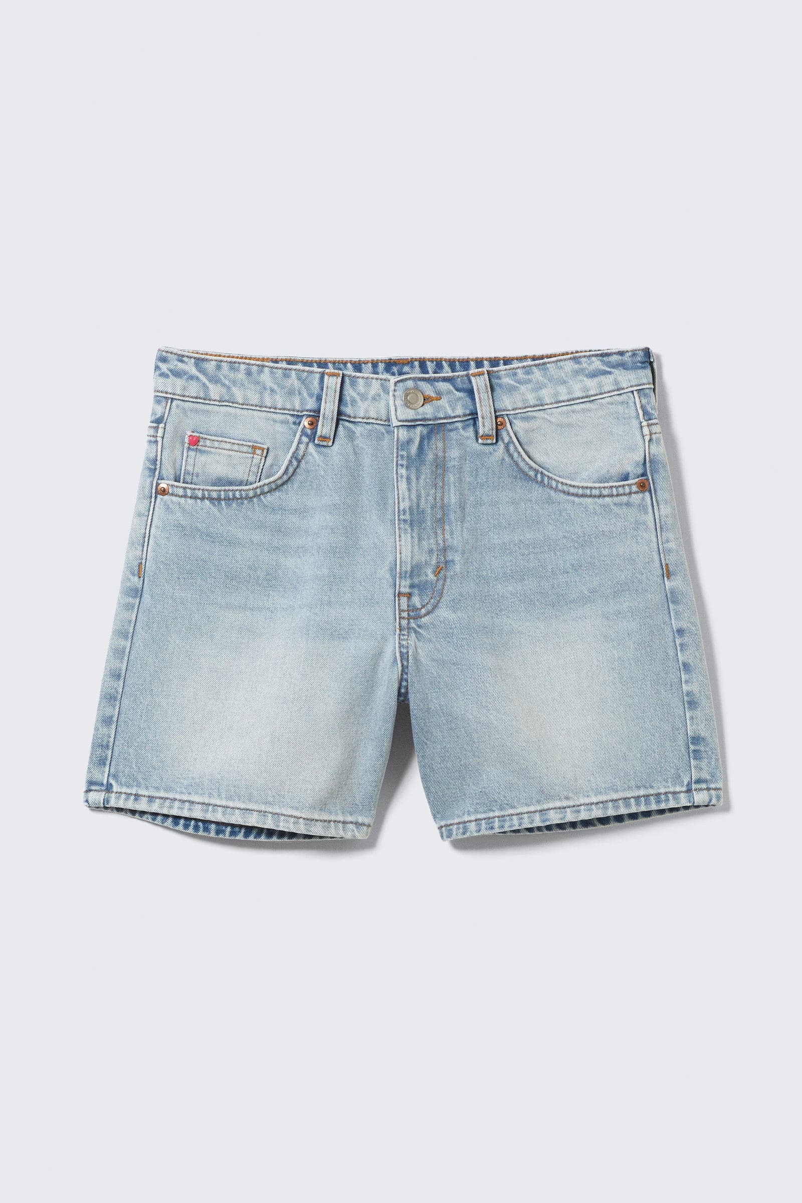 Aimo Mid-Rise Straight Leg Denim