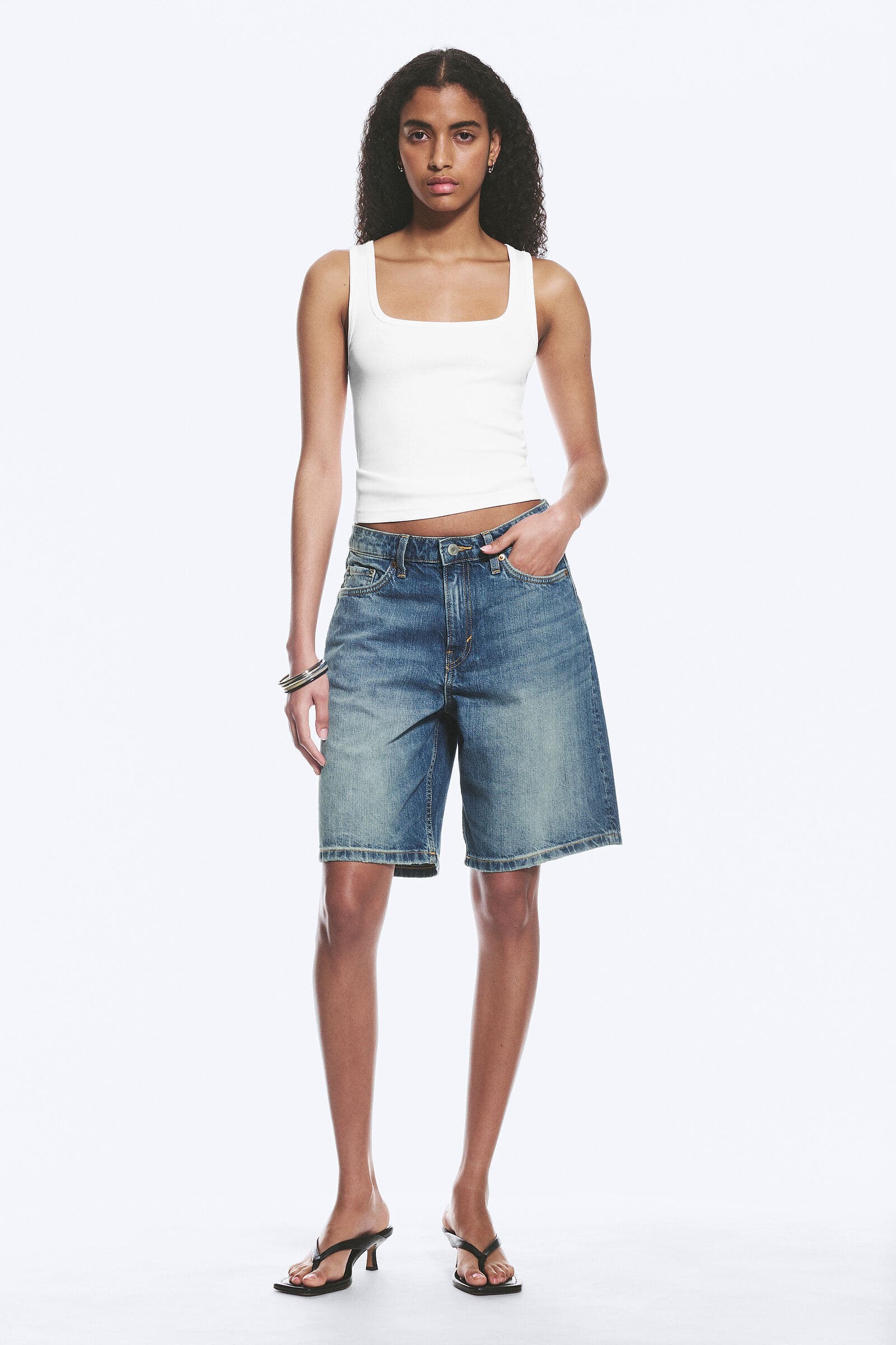 Monterey Low Rise Denim Shorts