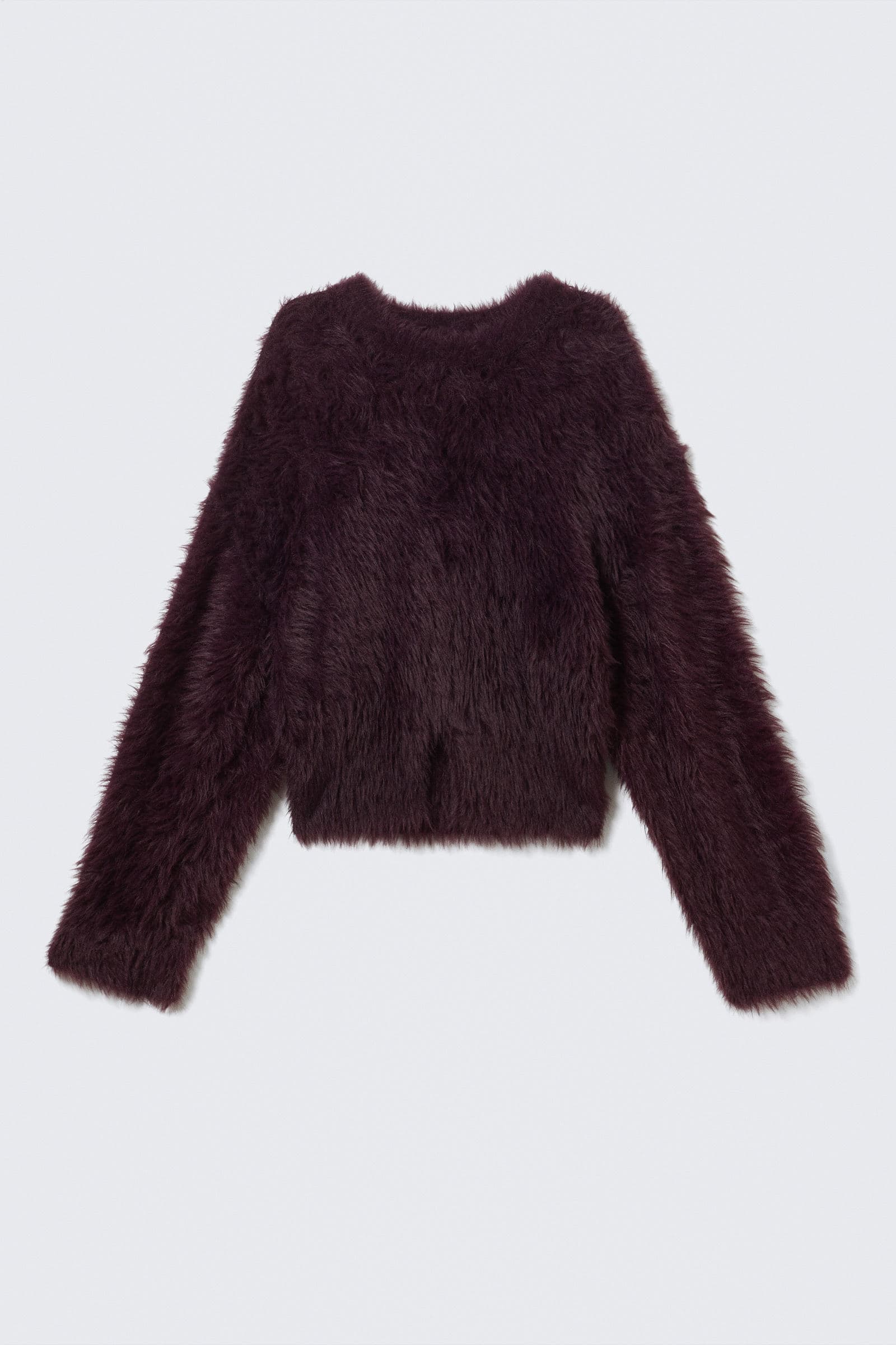 Flauschiger Strickpullover