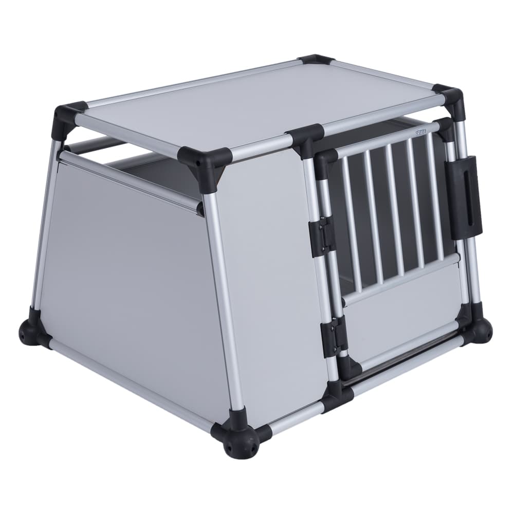 Trixie Hundebox Aluminium - B 93 x T 81 x H 64 cm (Größe L)