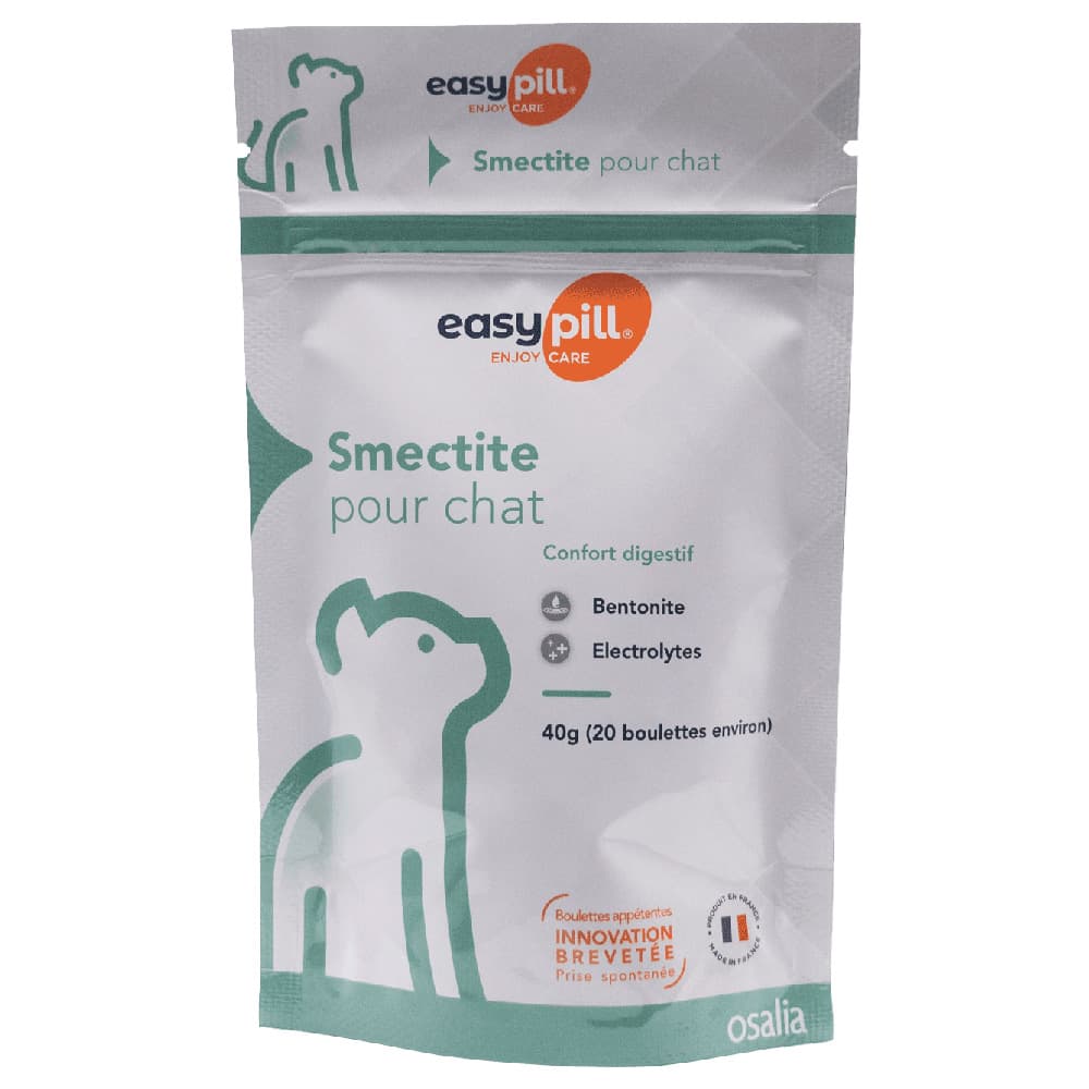 Easypill Smectite für Katzen - Sparpaket: 2 x (20 x 2 g)