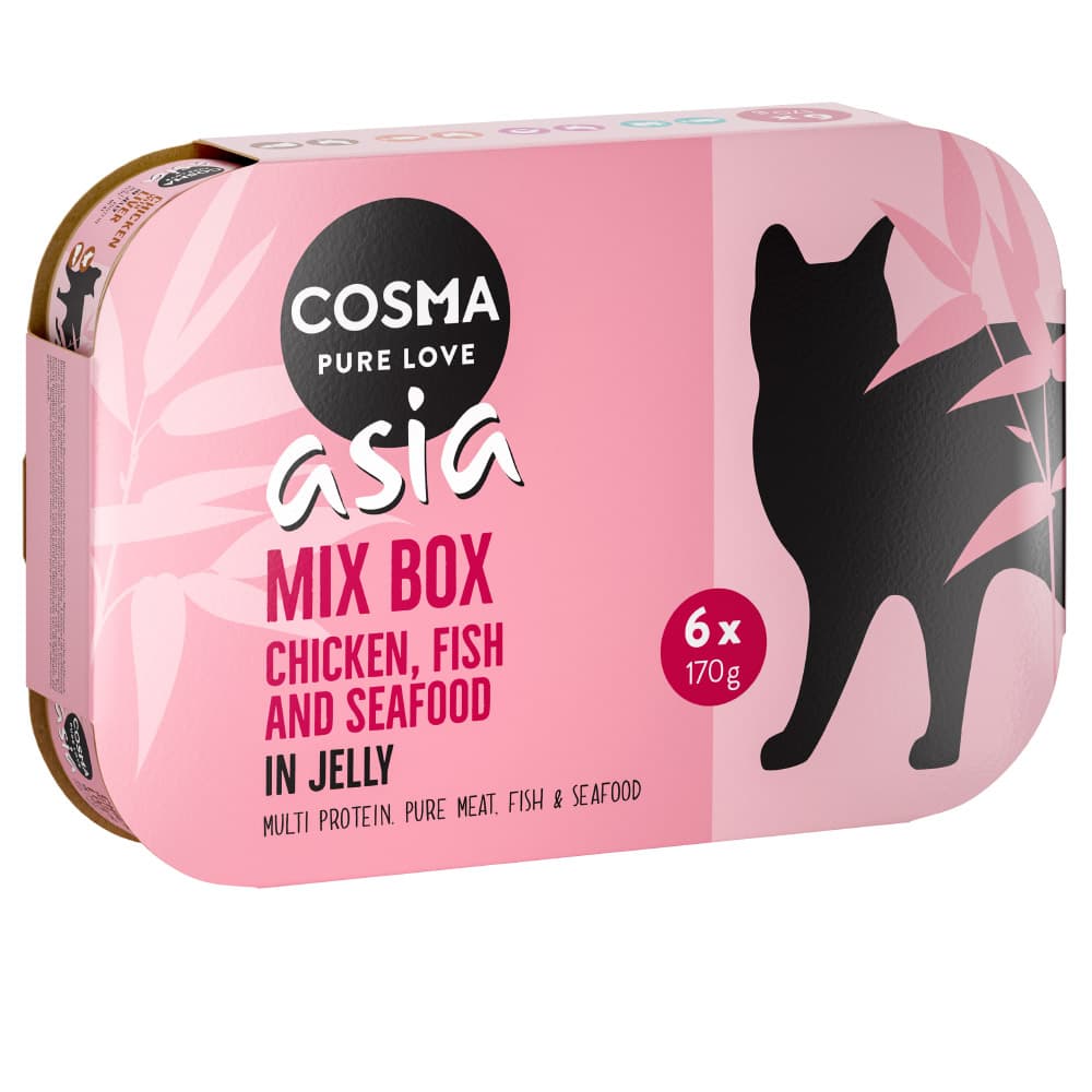 Probiermix Cosma Asia in Jelly - 6 x 170 g (4 Sorten)