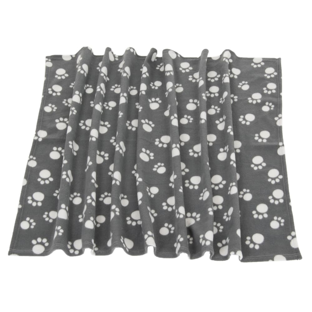 Fleecedecke Pawty - L 150 x B 100 cm, dunkelgrau