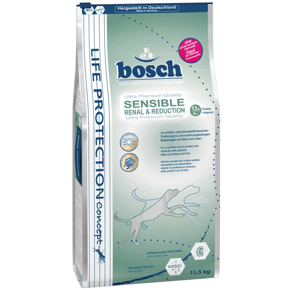 Sparpaket: bosch Life Protection Concept 2 x Großgebinde - Sensible Renal & Reduction (2 x 11,5 kg)