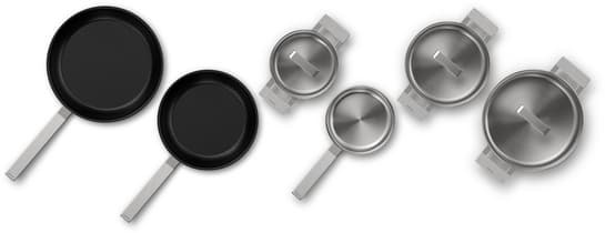 BOSCH Kochgeschirr-Set 6-teilig HEZ9SE060