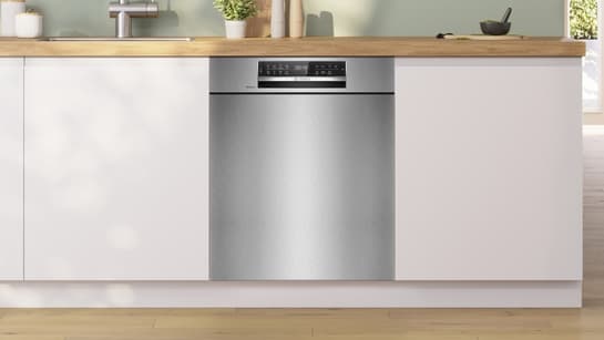BOSCH Serie 6 Unterbau-Geschirrspüler 60 cm Gebürsteter Stahl SMU6ZCS16E