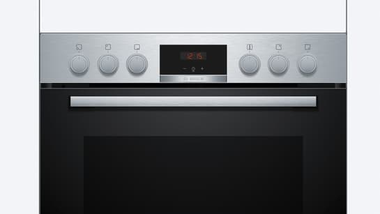 BOSCH Serie 4 Einbau-Herd 60 x 60 cm Edelstahl HEA513BS3