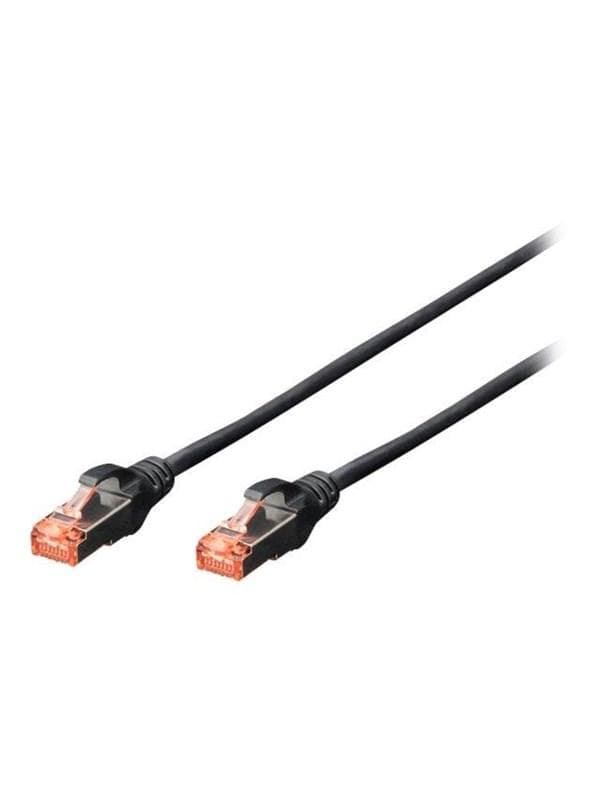 DIGITUS Professional patch cable - 1 m - black - Schwarz - 1m