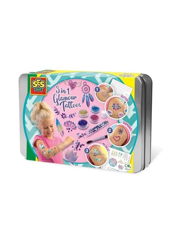 SES Creative 3-in-1 Glamour Tattoos