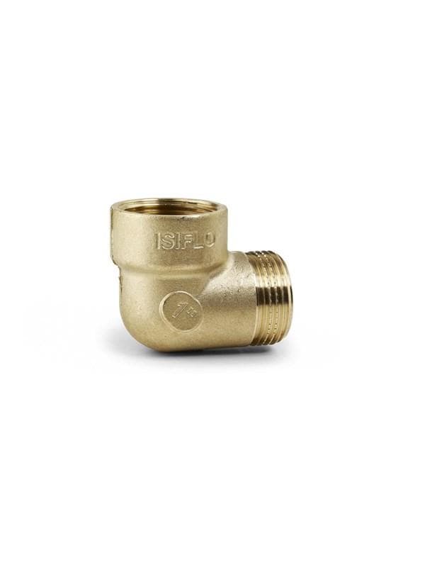 Isiflo Elbow brass 90° female/male 34