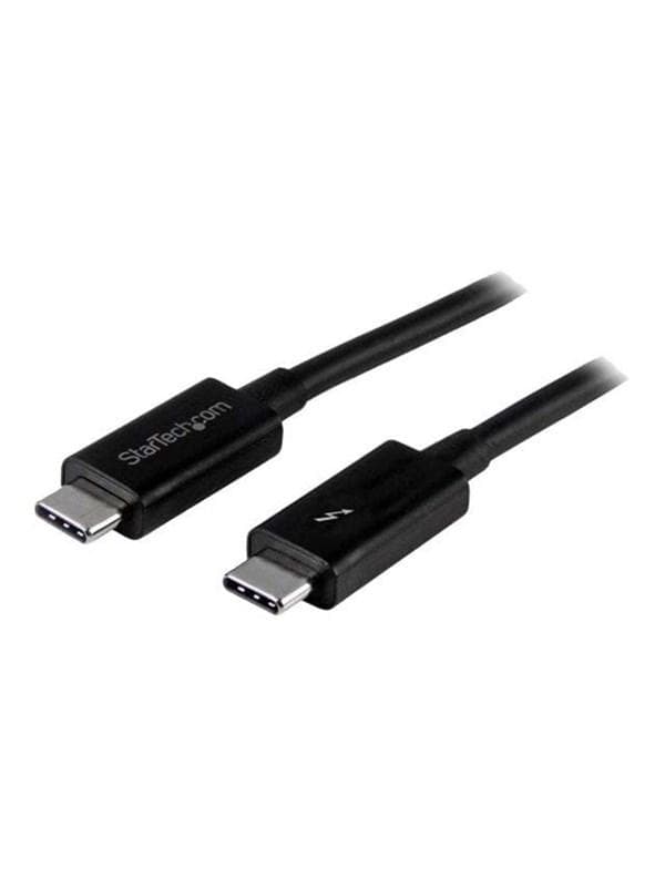 StarTech.com Thunderbolt 3 (20Gbps) USB C Cable - Black - 2m