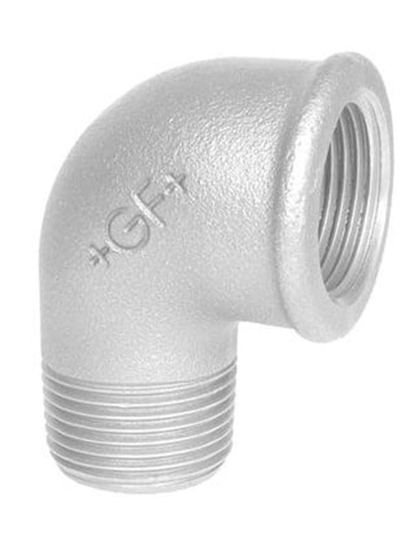 +GF+ Elbow 90° galvanized for m 1 1/4"