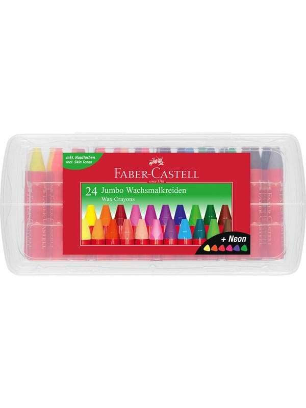 Faber-Castell Wachsmalkreiden Jumbo 24er Box