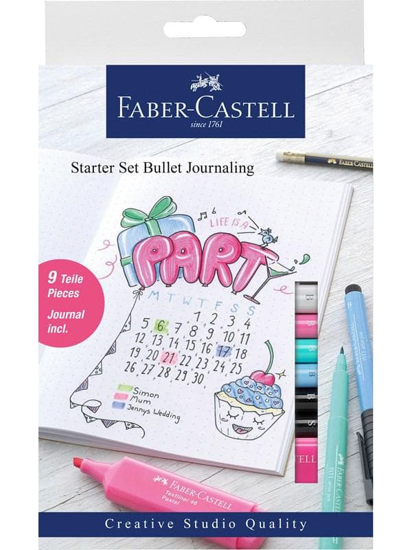Faber-Castell Bullet Journaling Starter Set 9-teilig