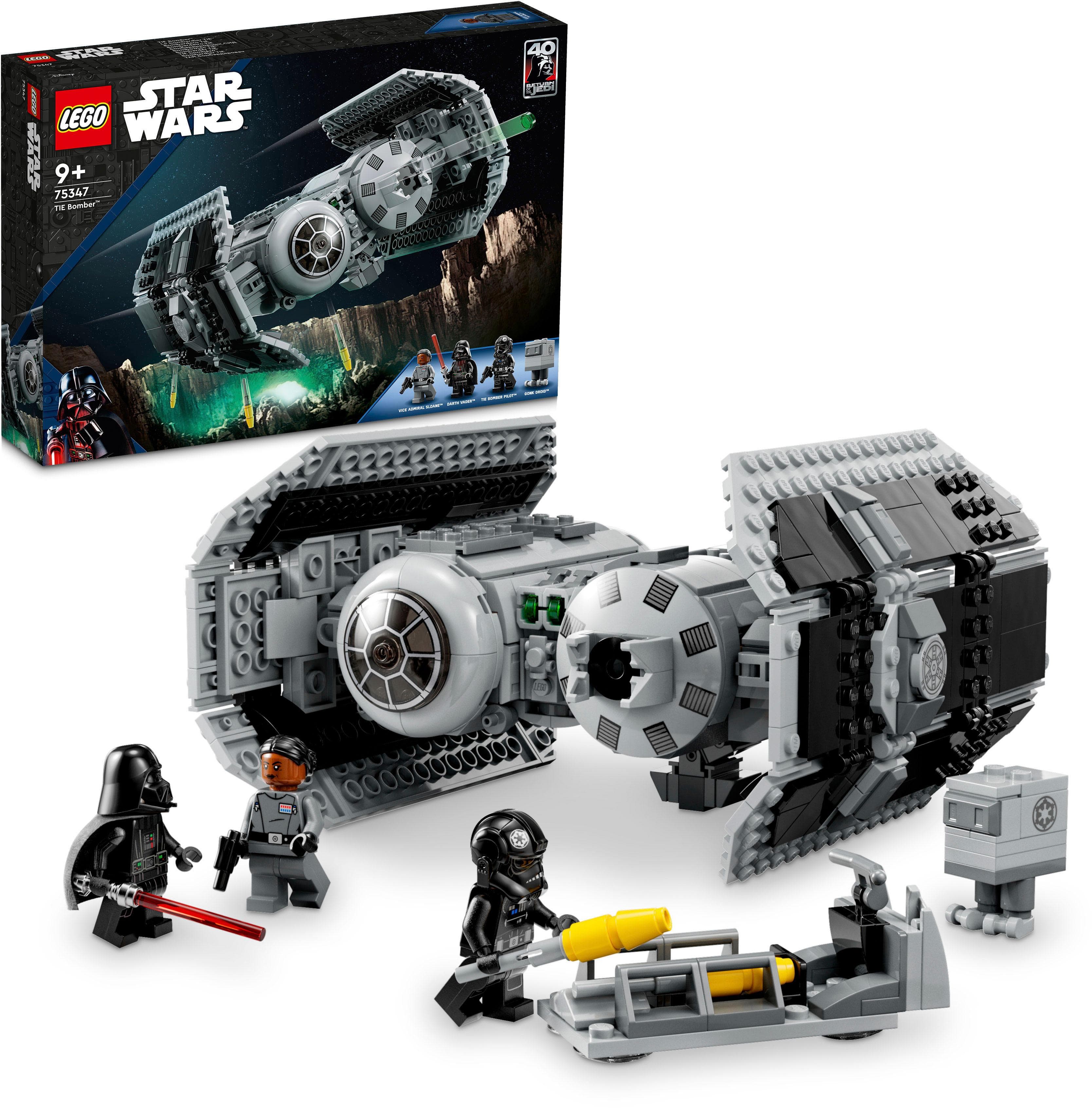 Konstruktionsspielsteine LEGO "TIE Bomber™ (75347), LEGO Star Wars™", bunt, Spielbausteine, Kinder, Kunststoff, Konstruktionsspielsteine, Made in