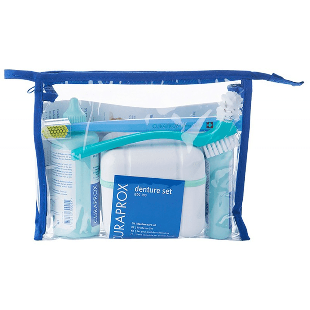 CURAPROX BDC 190 Reinigungsset – Schnarchschiene reinigen, Mundstück Reinigung, Schnarchschiene Hygiene, Schnarchschienen Reiniger