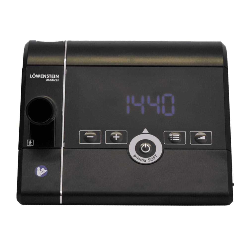 Löwenstein prisma SOFT– CPAP Gerät, Schlafapnoe Gerät, Atemgerät für Schlafapnoe, CPAP Atemgerät, CPAP Beatmungsgerät, Löwenstein Medical