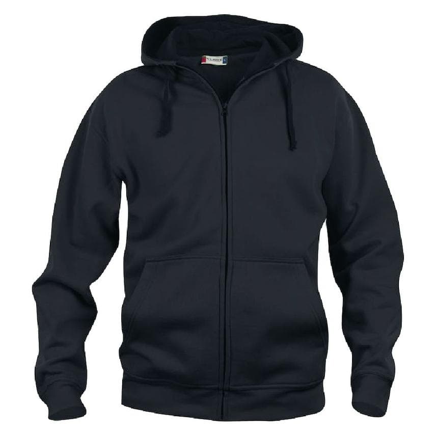 Clique, Herren, Pullover, Basic Hoody, Schwarz, (XXL)
