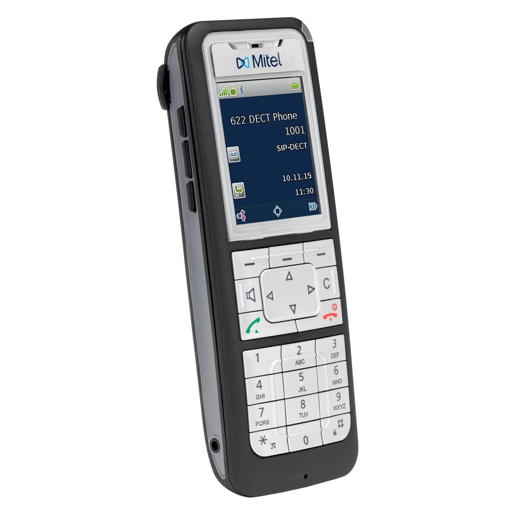 Mitel 622d v2, Telefon, Schwarz, Silber