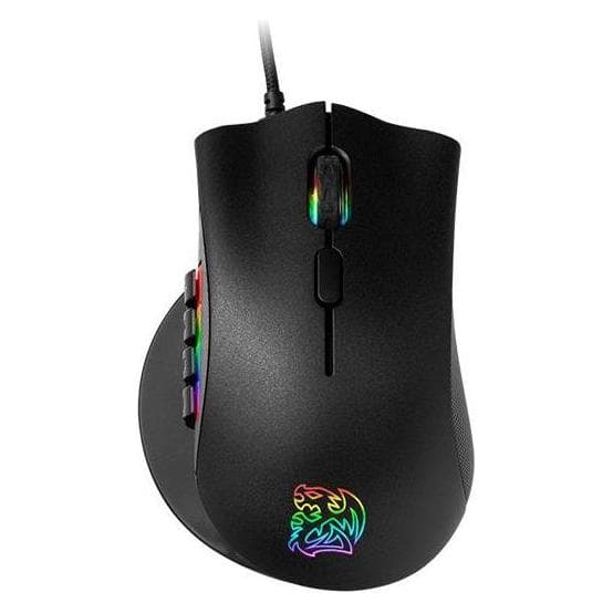 Thermaltake Nemesis Switch (Kabelgebunden), Maus, Schwarz