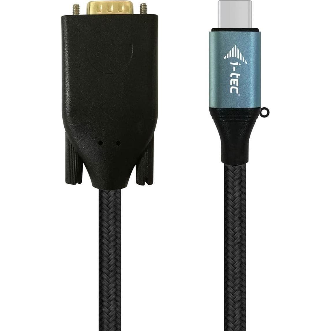 i-tec USB Typ C — VGA (USB-C), Dockingstation + USB Hub, Schwarz, Blau