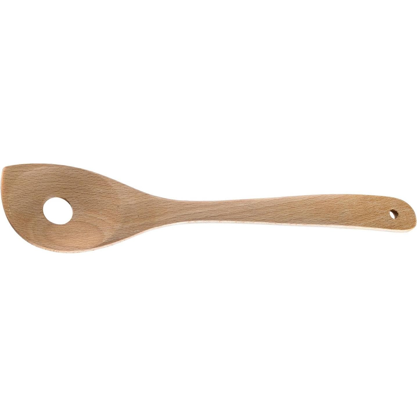 Westmark Spitzlochlöffel "Woody", 30 cm, Kochbesteck, Braun