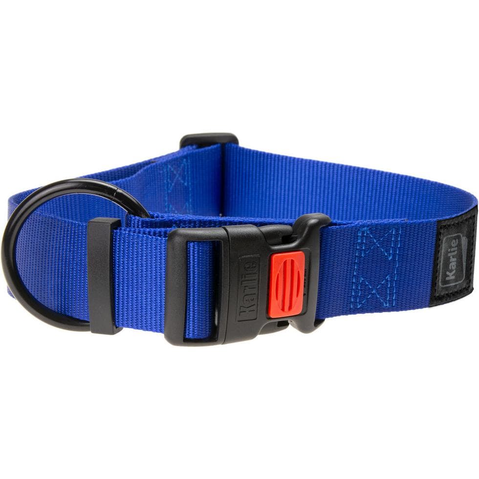 Karlie Halsband verstellbar neue universal Farben Mix and Match (XL, Hund, Spazieren), Halsband + Leine