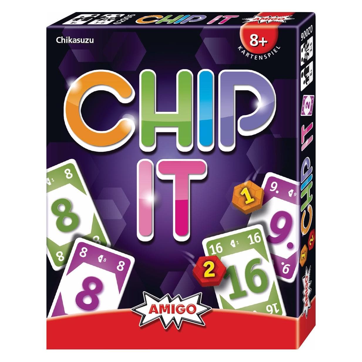 Amigo Chip it,d ab 8 Jahren, 3-6 Spieler, Kartenspiel, Dauer 15 Min. (Deutsch, 3 - 6 Spieler)