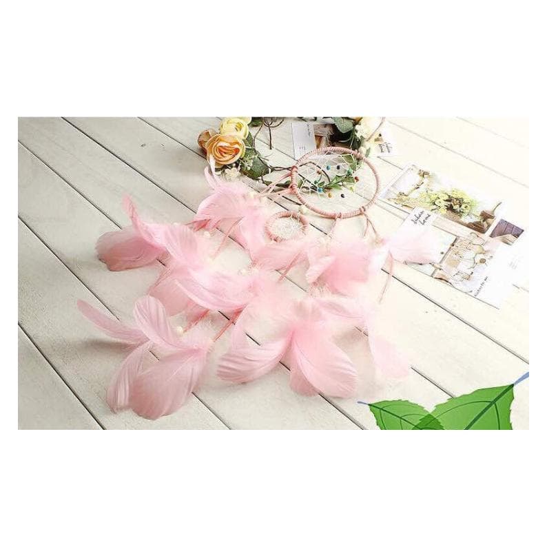 Cover-Discount DIY Bastel-Set Traumfänger Dreamcatcher basteln rosa