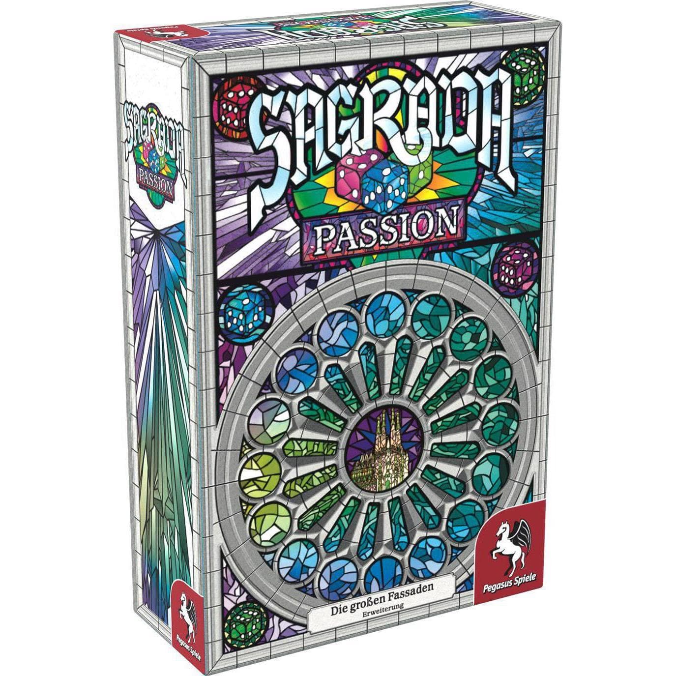 Pegasus Familienspiel Sagrada: Passion - Die grossen Fassaden (Deutsch, 1 - 6 Spieler)