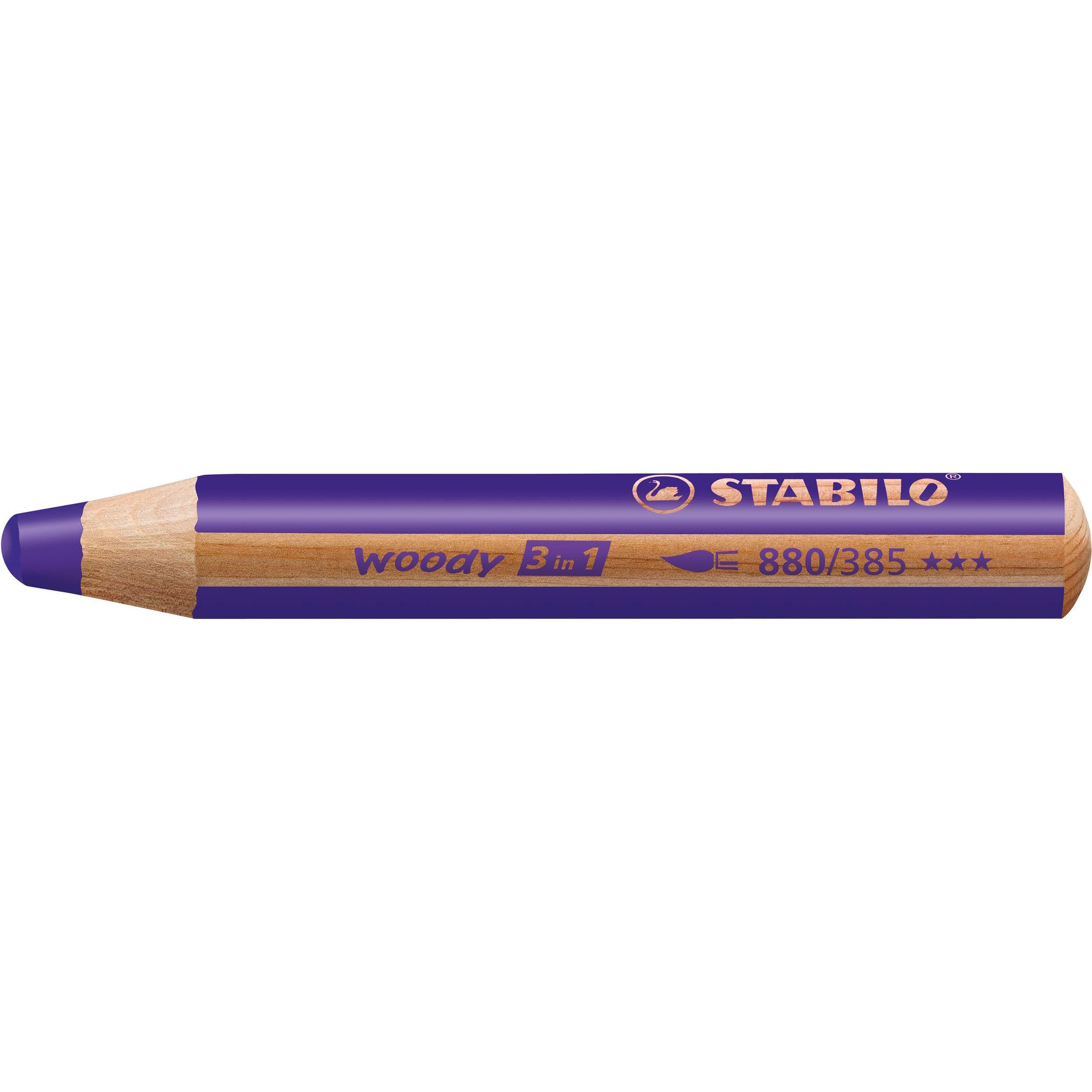 5x STABILO, Malstifte, woody 3 in 1 Buntstift (1x)