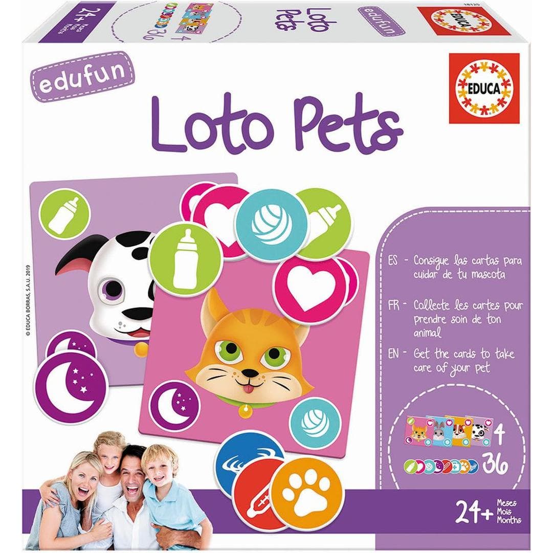 Educa Edufun - Loto pets
