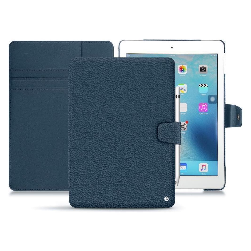 Noreve Lederschutzhülle Wallet (Apple iPad 2017 (5. Gen), Apple iPad 2018 (6. Gen)), Tablet Hülle, Blau
