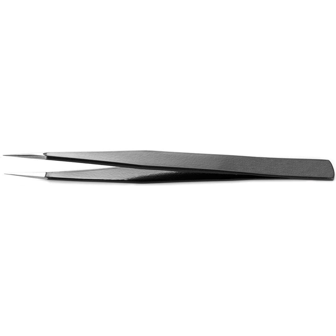 RS PRO, Pinzette, Edelstahl Pinzette ESD geschützt Säurebeständig, Spitze Gerade, Fein, 130 mm