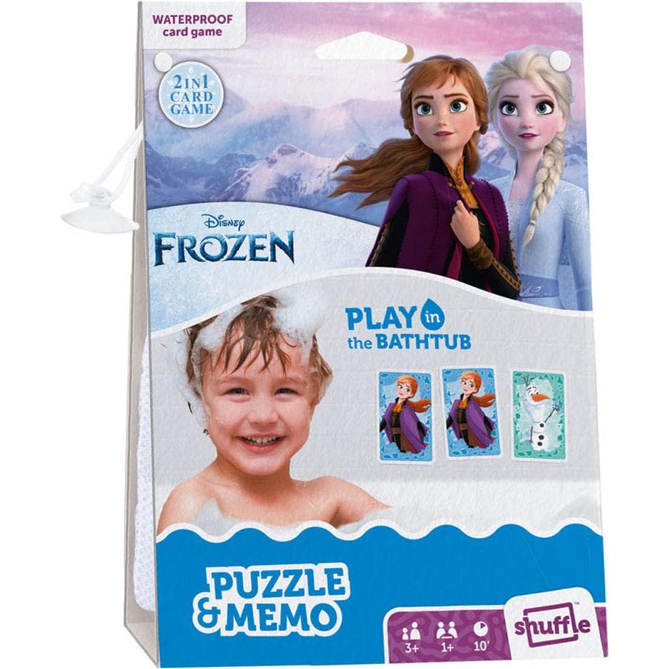 Cartamundi Frozen Play in der Badewanne - und Memo