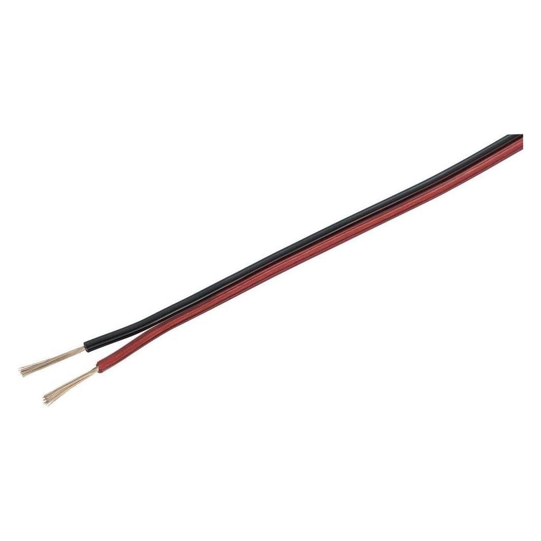 Tru Components Lautsprecherkabel (100 m, 0.80 mm²), Lautsprecherkabel, Schwarz, Rot