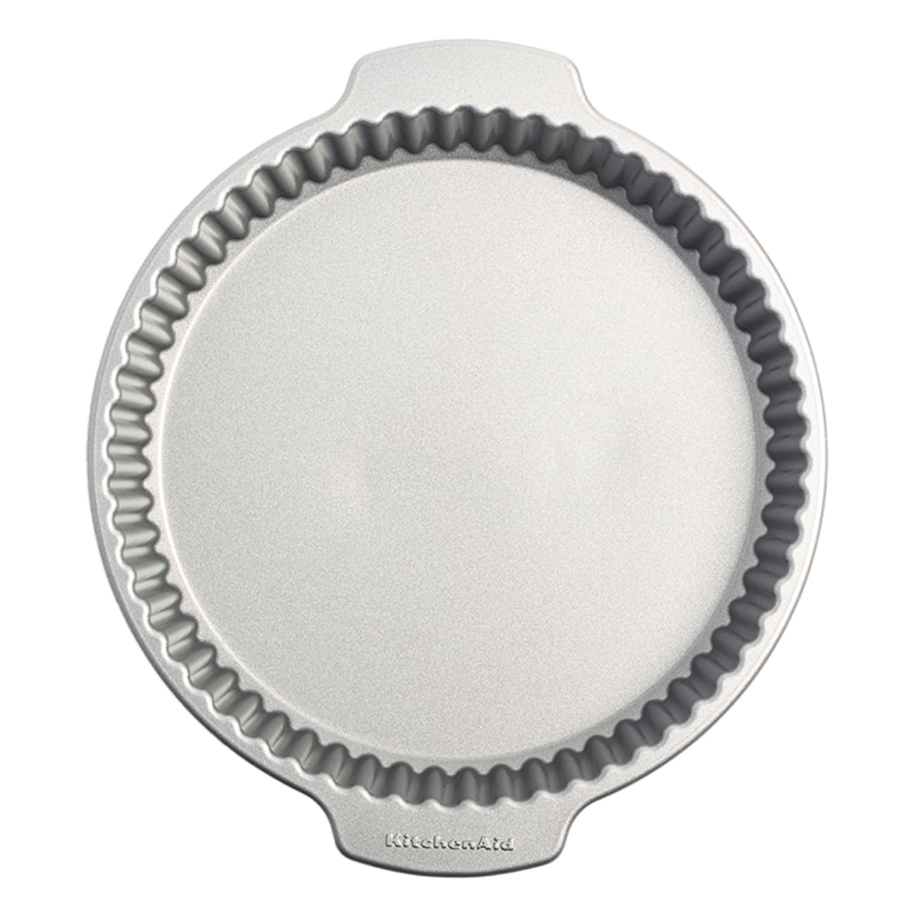 KitchenAid Metal Bakeware (CC003301-001) silber | Quicheform | 28 cm | spülmaschinenfest | Antihaftbeschichtung | Backofenfest bis 230°C