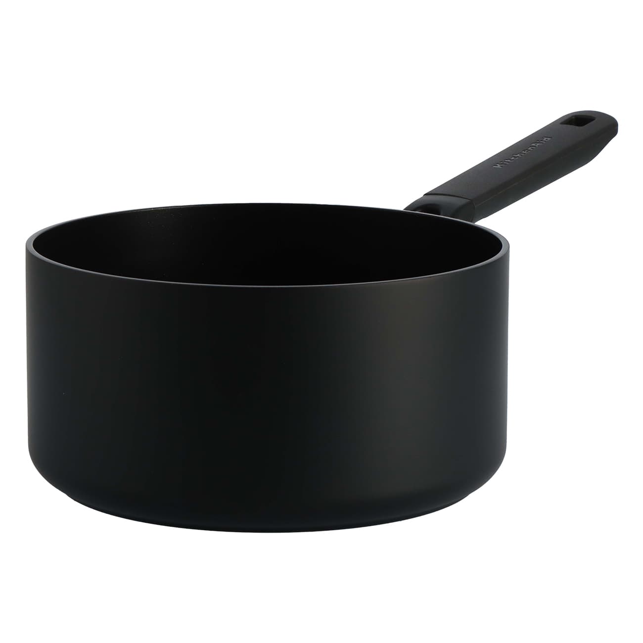 KitchenAid Classic Stainless Steel silber | Stielkasserolle | Spülmaschinengeeignet | Antihaftbeschichtet | Ofenfest bis 160°C | 3.1L Kapazität