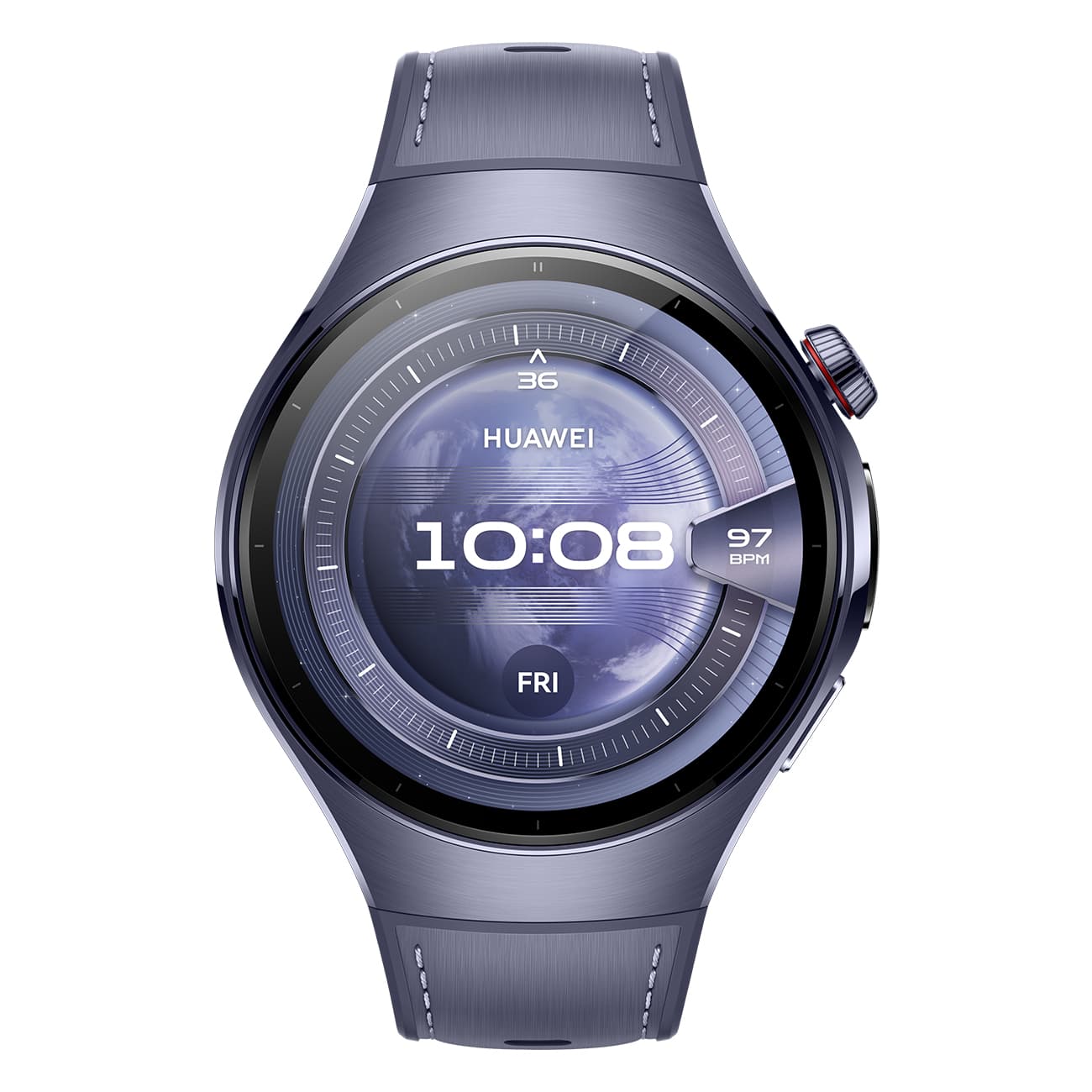 HUAWEI WATCH 5 grey-purple | Smartwatch | Kompatibel mit iOS und Android | Ultra-long Battery Life Modus | NFC-Zahlungen | eSIM Mobiltelefonie