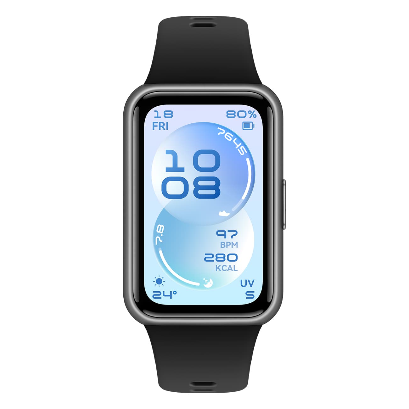Huawei Band 11 schwarz | Fitnesstracker | 1.62 Zoll | AMOLED-Display | Herzfrequenzmessung | SpO2-Messung | bis zu 14 Tage Akkulaufzeit