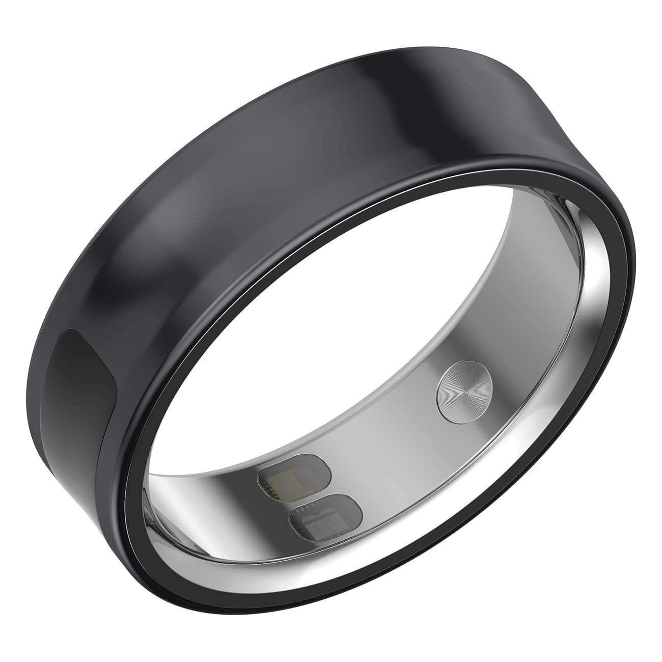 Imiki Ring 2 schwarz | Smart Ring | Vibrationsalarm | Herzfrequenzmessung | Aktivitätstracking | 5 ATM | 5 - 7 Tage Akkulaufzeit | Smart Touch