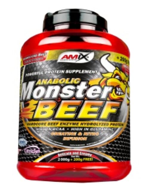 Amix Anabolic Monster Beef 1000 g strawberry-banana