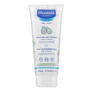Mustela Bébé 2-In-1 Hair & Body Shampoo Shampoo und Duschgel 2 in 1 für Kinder 200 ml