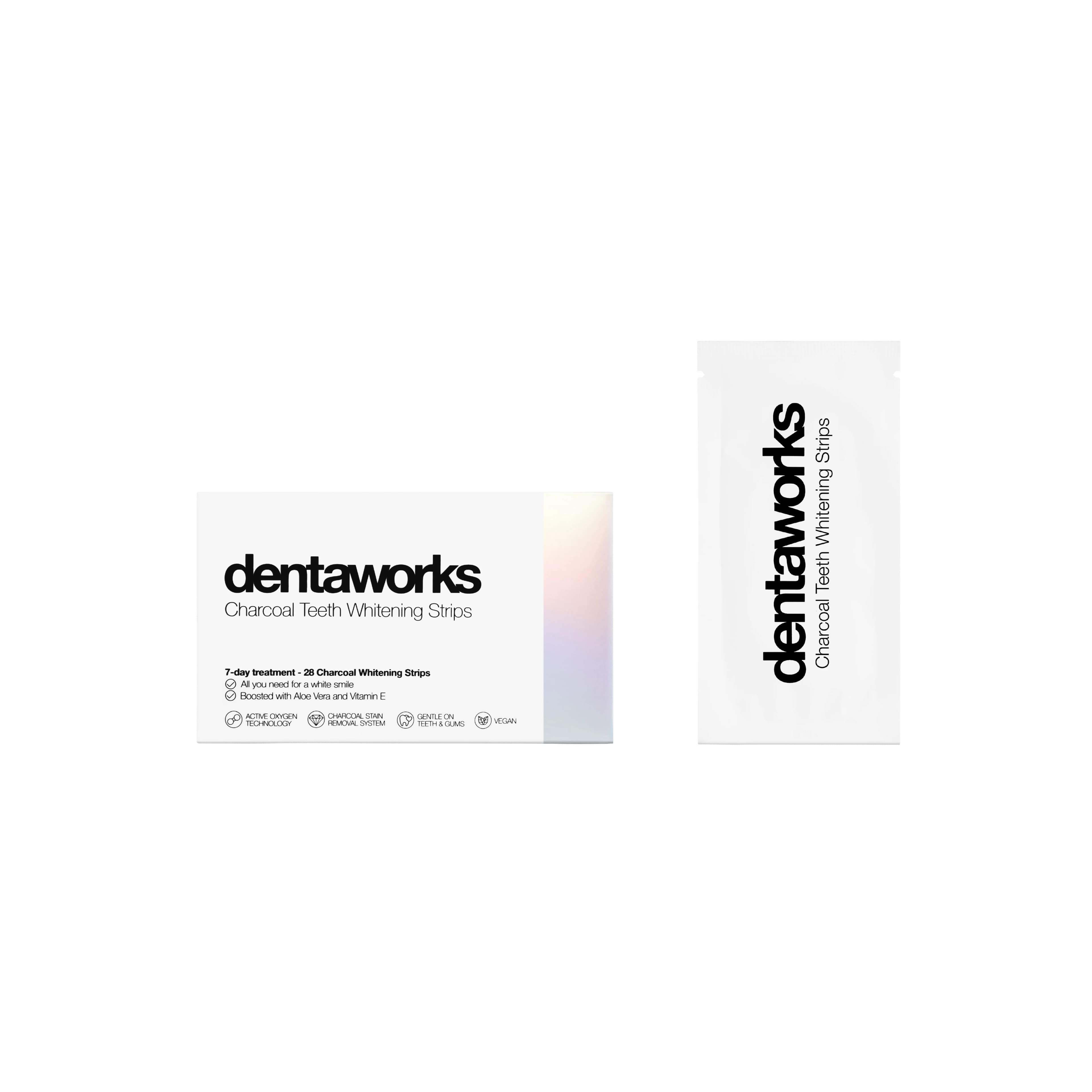 Dentaworks Charcoal Zahnbleaching-Strips