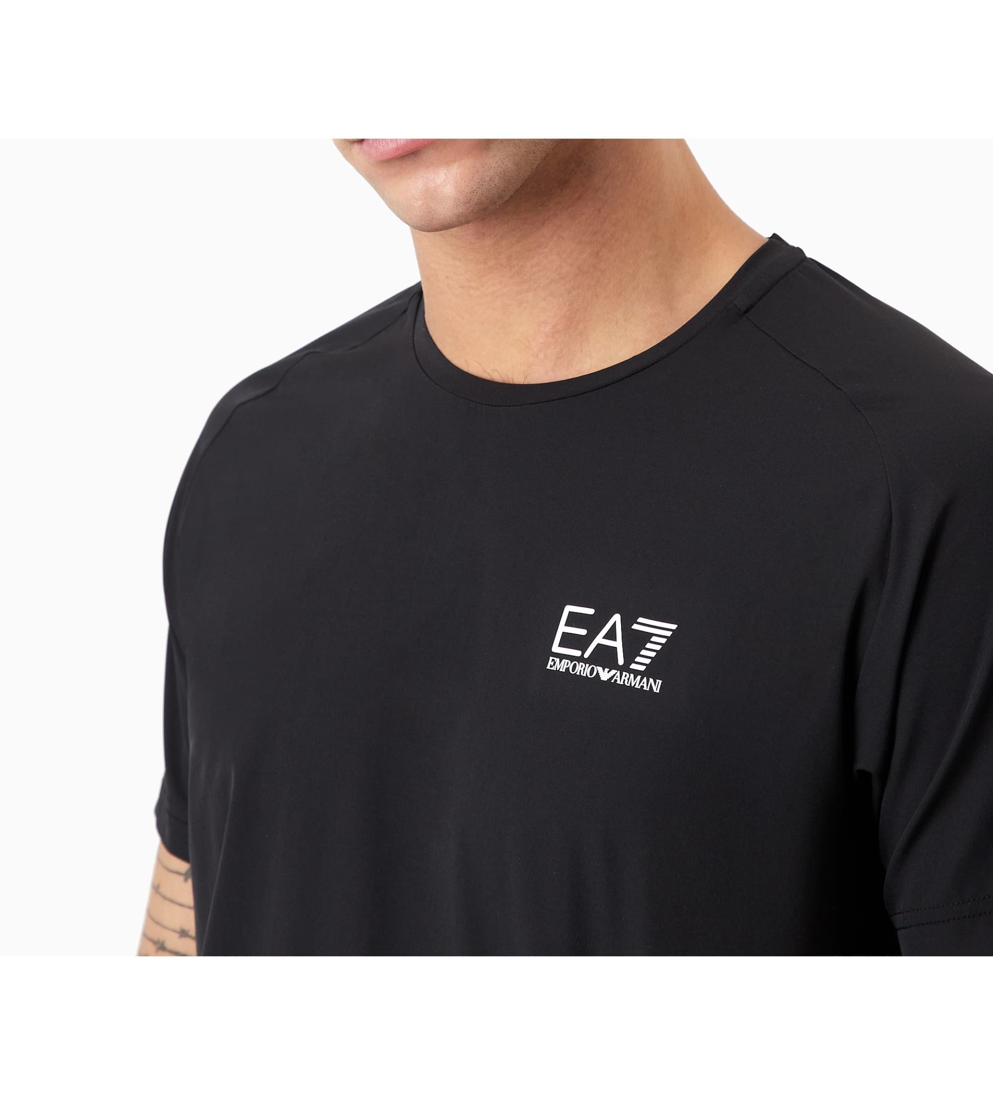 EA7 für Herren. 8NPV03_PNDDZ Ventus7 Travel Pack schwarz (S), Lässig, Sportlich, Multisport, Polyester, Kurzarm