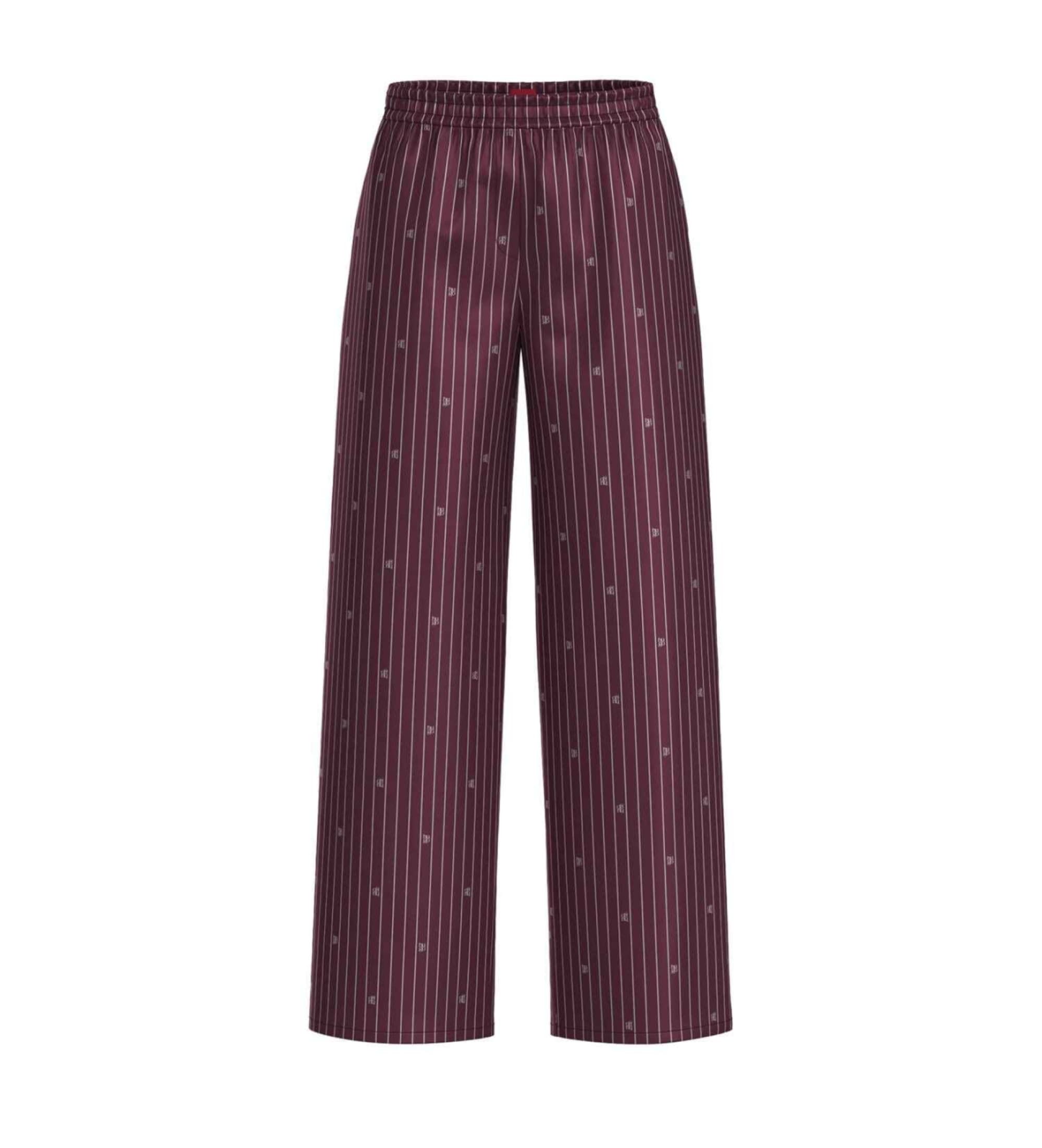 HUGO für Damen. 50556663 Hasabellal fliederfarbene Hose (40), Heimtextilien, Baumwolle
