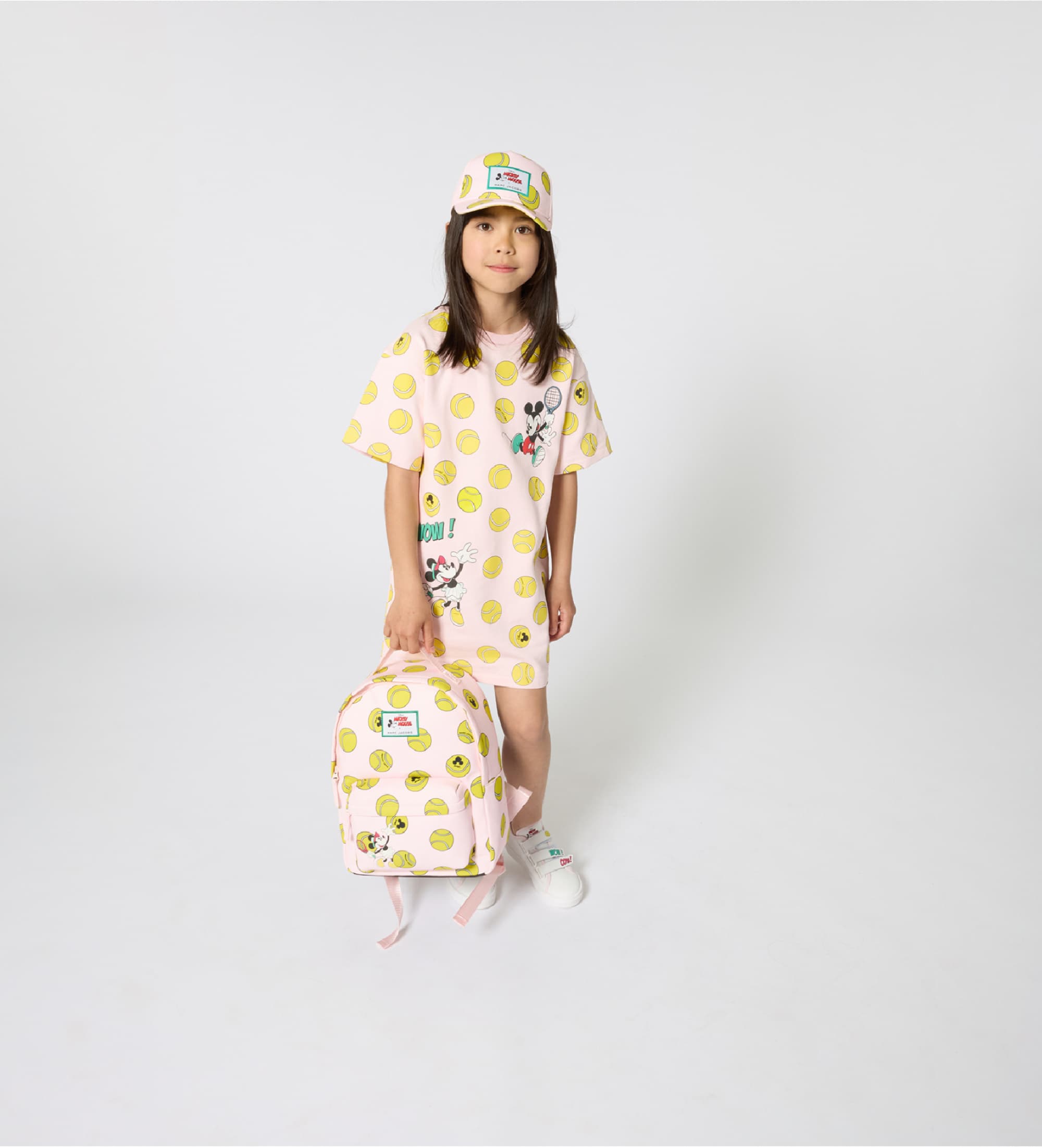 Marc Jacobs für Mädchen. W60840 Disney rosa Mütze (52), Lässig, Polyester, Kinderbekleidung