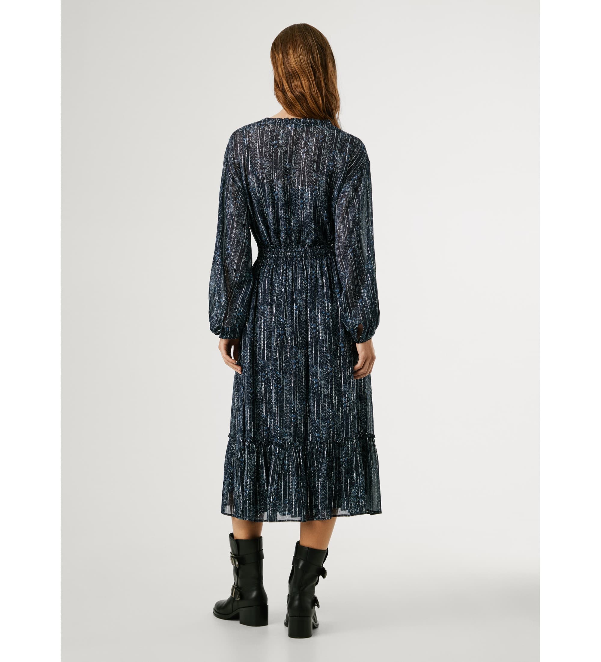 Pepe Jeans für Damen. PL9011882 Michelle-Rock navy (L), Lässig, Viskose, Marine