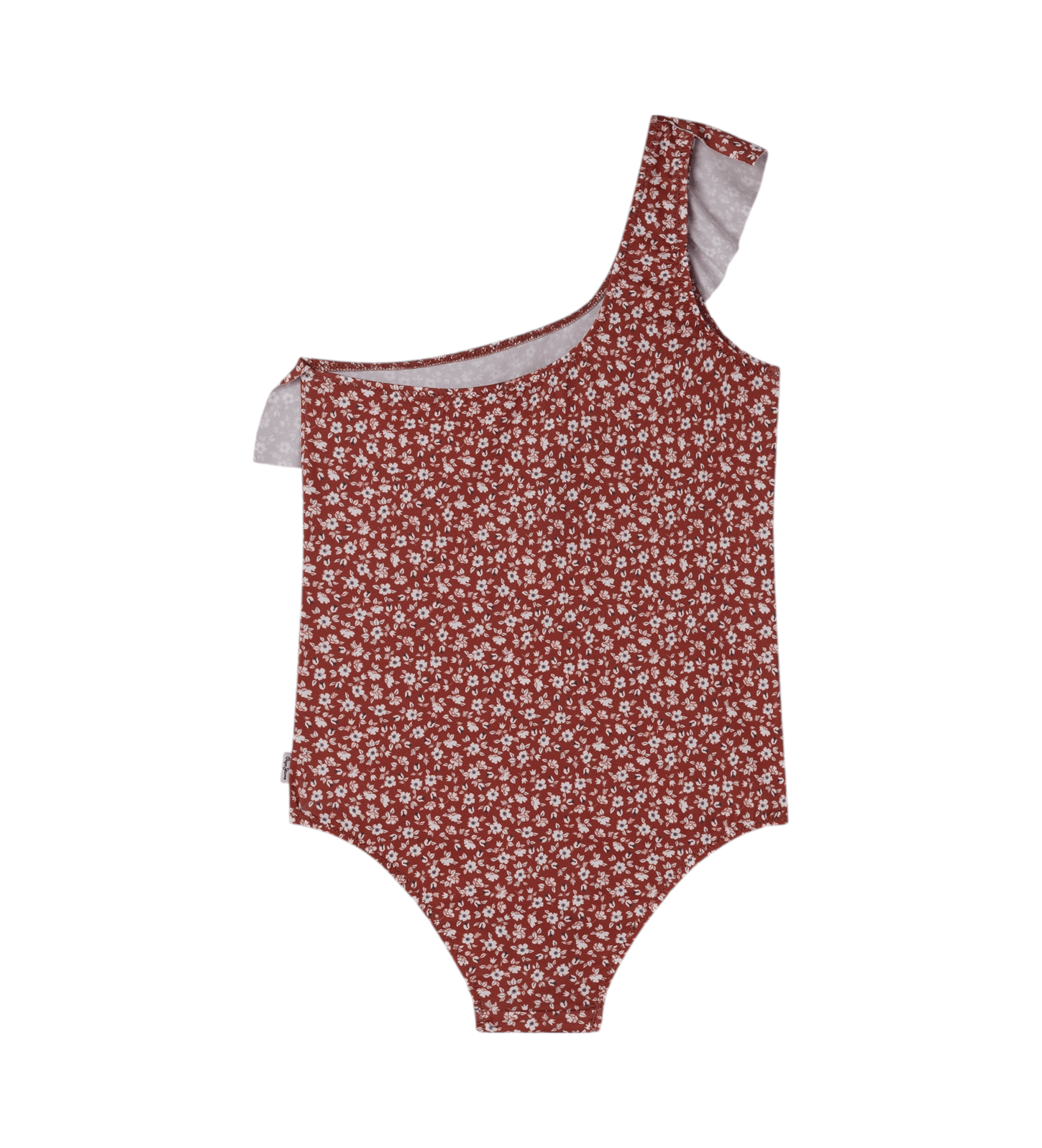 Pepe Jeans für Mädchen. PGB10411 Leichter Badeanzug aus rotem Liberty-Stretchstoff (14años= 164cm), Strandbekleidung, Polyester, Kinderbekle